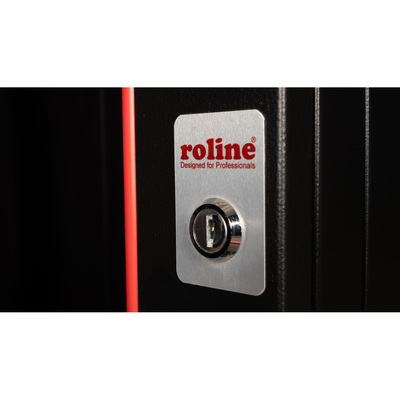 19" Rack na stenu 20U, čierny, 996x600x600mm (HxWxD), RAL9005, PRO, otočný (2-dielny)