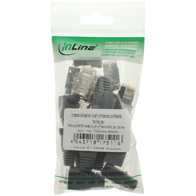 Konektor 8/8 RJ45 cat.5e, FTP+krytka, sivý, 10ks/bal
