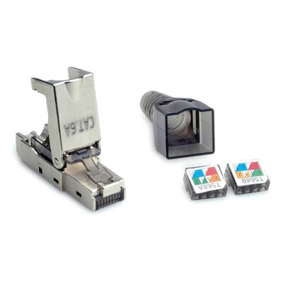 Konektor 8/8 RJ45 cat.6a/7, 10Gbit, na drôt, montáž bez klieští AWG 23-26, TOP PRODUKT