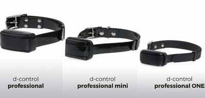 Elektronický výcvikový obojok d-control professional 1000 mini, čierny