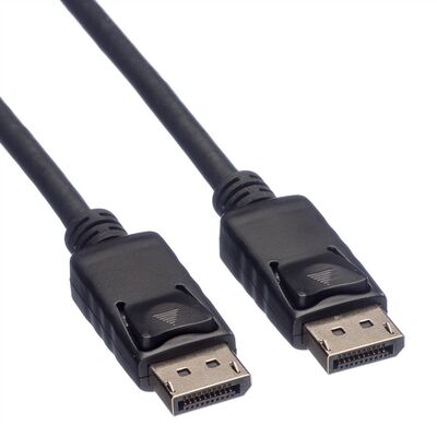 Kábel DisplayPort M/M 10m, 4K@60Hz, DP v1.2, 21.6Gbit/s, LSOH, čierny