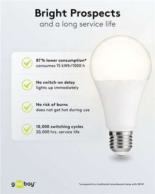 LED žiarovka E27 teplá biela 15W