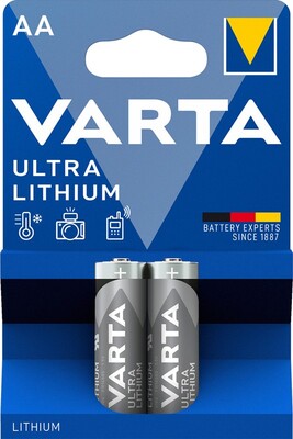Batéria VARTA Ultra Lítiová AA (2ks) 1.5V (FR6 6106) 2BL