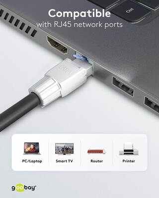 Konektor 8/8 RJ45 cat.6a, 10Gbit, netienený, na drôt, montáž bez klieští AWG 22-24, biely