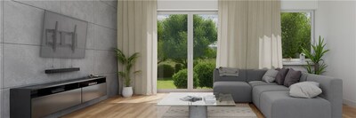 Držiak pre TV 37-70" na stenu, max 70kg, s náklonom +3° / -12°, VESA do 600x400, čierny