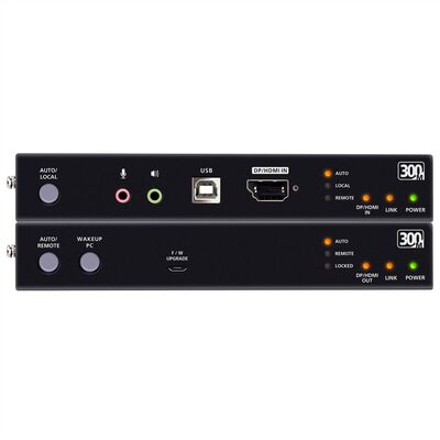 Predĺženie KVM cez Fibre Optic LC OM3 do 300m, DisplayPort v1.2, USB, 4K@60Hz, Audio, RS232