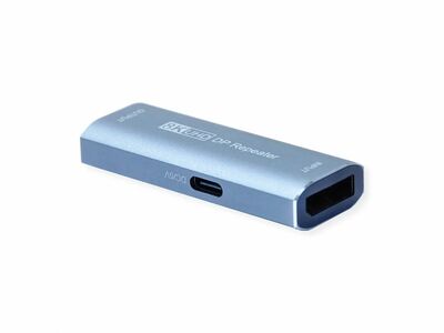 Zosilovač/repeater DisplayPort 1.4 do 10m, 8K@60Hz, UHD, HDCP 2.2, možnosť napájania (USB C)