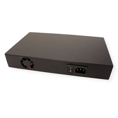 PoE switch 10/100, 8port, 130W, (8x PoE), montáž do 19"