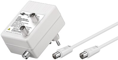 Zosilovač/rozbočovač TV signálu, 2IN/1OUT, 47 - 862 MHz, DVB-T, DVB-T2, DVB-C
