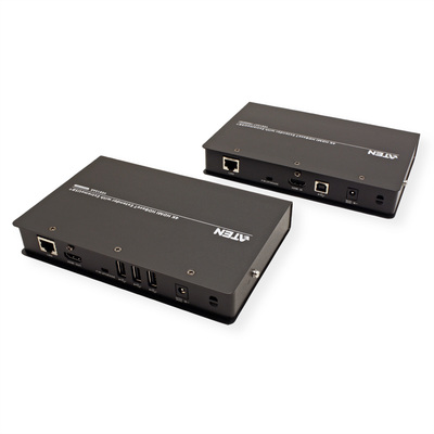 Predĺženie KVM cez TP do 100m, HDMI, USB, 4K@60Hz