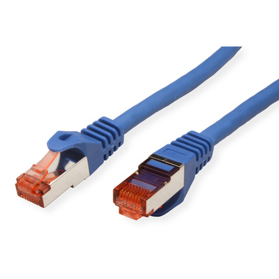 S/FTP (PiMF) Patchkábel LSOH 1m cat.6, modrý, Cu, Component Level