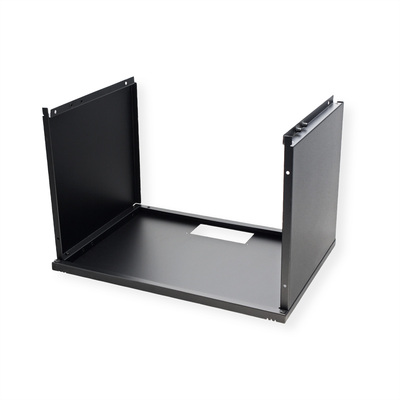 19" Rack na stenu 7U, čierny, 370x540x400 mm (HxWxD), RAL9005, BASIC