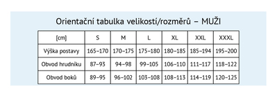 Tričko funkčné, pánske, s dlhým rukávom, úplet s vláknom coolmax, čierne, XL