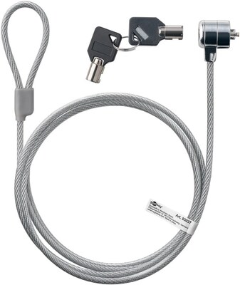 Bezpečnostný zámok, na kľúč 1.5m (priemer lanka 4.5mm)