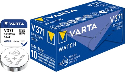 Batéria VARTA Watch do hodiniek V371 (1ks) 1.55V 44mAh (SR69 V370)