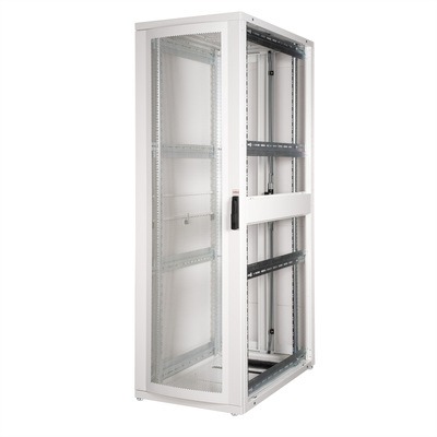 19" Rack na podlahu 42U, 1970x600x1000mm (HxWxD), PRO, sivý