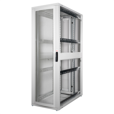 19" Rack na podlahu 42U, 1970x600x1200mm (HxWxD), PRO, sivý