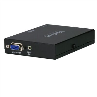Predĺženie VGA cez TP do 300m, Audio (3.5mm jack), receiver (Rx)