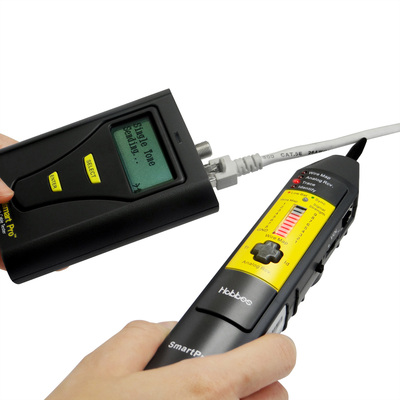 Tester siete LAN, Multi-Network, s LCD displayom, RJ45, so sledovacou sondou (LANsmart Pro), HOBBES