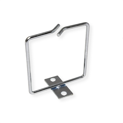 19" vyväzovacie oko 80x80mm, nerez, predný vstup