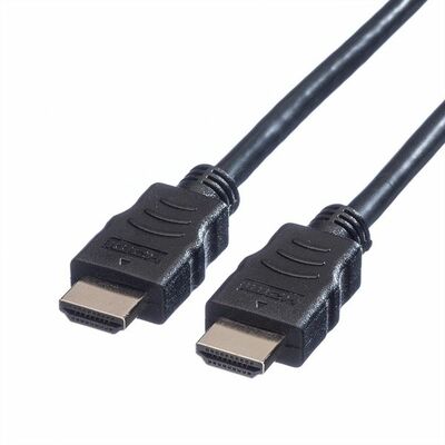 Kábel HDMI M/M 1.5m, High Speed+Eth, 4K@30Hz, HDMI 1.4, G pozl. kon., čierny