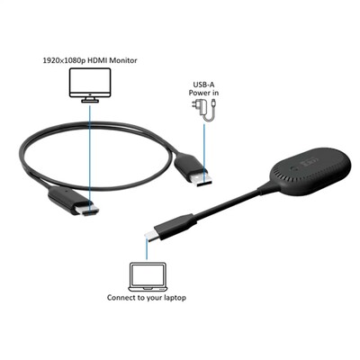 Wireless Audio/Video system, predĺženie HDMI do 20m, 1920x1080 @60Hz, čierny