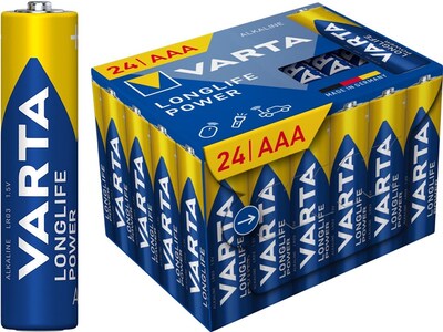 Baterka VARTA Longlife Power Alkalická AAA (24ks) 1.5V (LR03)