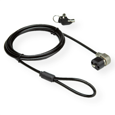 Bezpečnostný zámok, na kľúč 1.7m (priemer lanka 5mm)