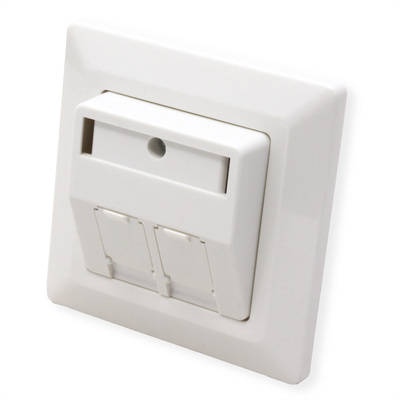 BOX pod omietku pre 2x Keystone, biely