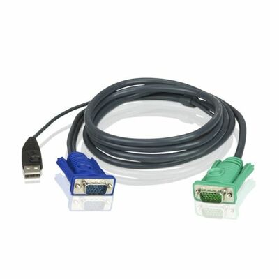 Sada káblov pre KVM VGA - SPHD M/M, USB-A M, 5m