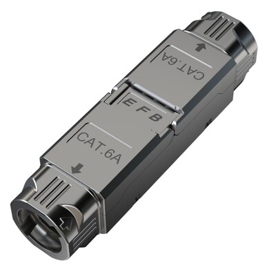 Spojka Keystone cat.6a, AWG22-AWG24 beznástrojový (toolless), SLIM