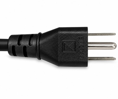 Kábel sieťový 230V pre notebook, vidlica (YP-12) US priama - C5, 1.8m, 0.75mm², 2.5A, čierny