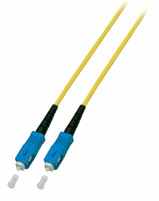 Fiber kábel SC-SC, 15m Simplex OS2(9/125µm), LSOH, G657.A2, ohybný, 3mm, žltý