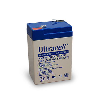 Baterka Ultracell AKKU UL4.5-6 (6V 4.5Ah), Faston (4.8mm)