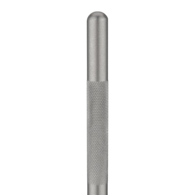 Výcviková pomôcka OutStick Echelon K9 8mm/25cm, zaoblený koniec, nerez, matná, HS