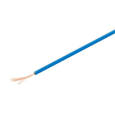 Kábel medený izolovaný 10m, 1x0.14mm, modrý