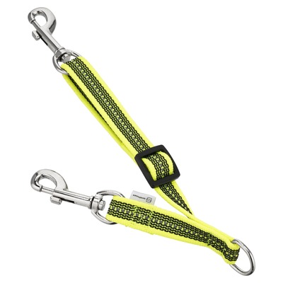 Bezpečnostný adaptér ku korekčnému obojku, pogumovaný, reflexný, 10-20cm, modrý, HS