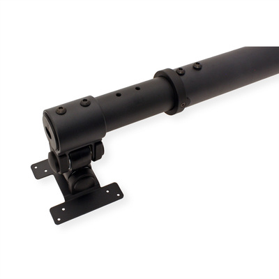 Držiak pre monitor / TV, stropný, max 20kg, dĺžka 65-105cm, VESA 75/100/200, čierny