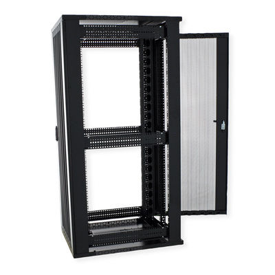 19" Rack na podlahu 42U, čierny, 2000x800x1000 mm (HxWxD)
