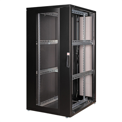 19" Rack na podlahu 36U, 1705x800x1000mm (HxWxD), PRO, čierny
