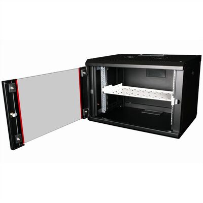 19" Polica 250mm, max. 15kg, 1U, sada skrutiek a podložiek v balení, sivá