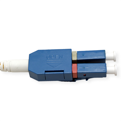 Fiber kábel LC-LC, 2m Duplex OS2(9/125µm), LSOH, uniboot konektor, 2mm, žltý