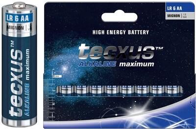 Batéria Tecxus Alkalická AA (10ks) 1.5V (LR6) 10BL
