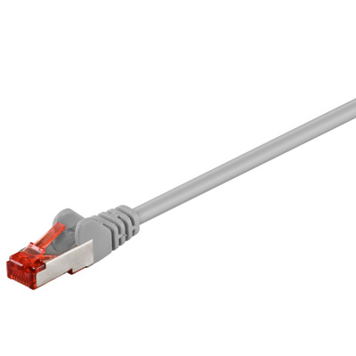 S/FTP (PiMF) Patchkábel LSOH 0.5m cat.6, sivý, Cu