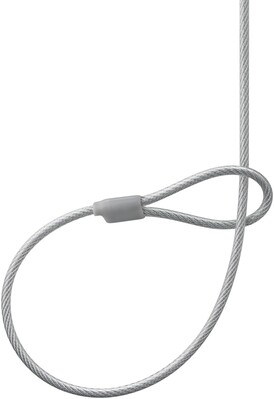 Bezpečnostný zámok, na kľúč 1.5m (priemer lanka 4.5mm)