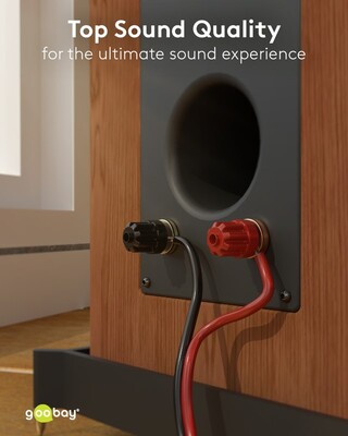 Reproduktorový kábel audio 2x2.5mm², 50m, pomedený, červeno/čierny