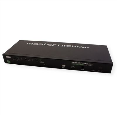 KVM switch/prepínač 8PC, VGA, PS/2+USB, OSD