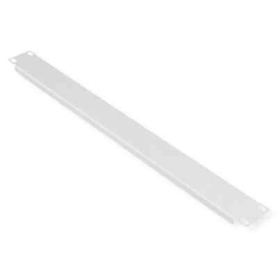 19" záslepka 1U, kovová, sivá RAL7035