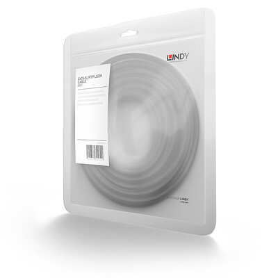 S/FTP (PiMF) Patchkábel LSOH 1m, cat.6, sivý, Cu