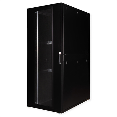 19" Rack na podlahu 42U, 1970x800x1200mm (HxWxD), PRO, čierny